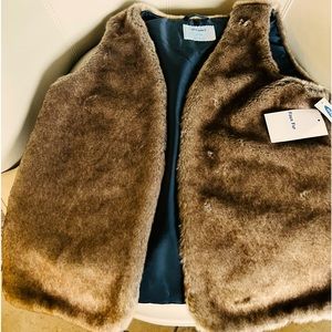 Old Navy Faux Fur Vest for Girls